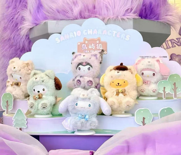 Sanrio Island Fox Plush Enamel Series Blind Box