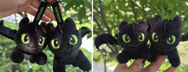 TOOTHLESS Plush figures