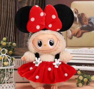 Labubu Clothes - Minnie Mouse