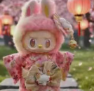 Labubu Kimono · Cherry Blossom Pink Set
